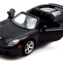 Motor Max Porsche Carrera GT, Black - Showcasts 73305 -1/24 Scale Diecast Model Toy Car