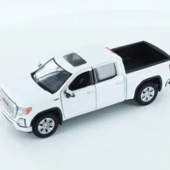 2019 GMC Sierra 1500 Denali Crew Cab Pickup Truck, White - Showcasts 79361/2D - 1/27 Diecast Car