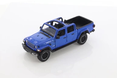 2021 Jeep Gladiator Overland (Open Top), Blue - Motor Max 79365/2D - 1/27 Scale Diecast Car 3 2021 Jeep Gladiator Overland (Open Top), Blue - Motor Max 79365/2D - 1/27 Scale Diecast Car