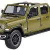 2021 Jeep Gladiator Overland (Open Top), Green - Motor Max 79367GN - 1/27 Scale Diecast Car