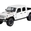 2021 Jeep Gladiator Rubicon (Hard Top), White - Motor Max 79368WT - 1/27 Scale Diecast Model Toy Car