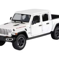 2021 Jeep Gladiator Rubicon (Hard Top), White - Motor Max 79368WT - 1/27 Scale Diecast Model Toy Car