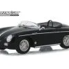 ModelToyCars 1958 Porsche 356 Speedster Super, Black - Greenlight 86539 - 1/43 Scale Diecast Model Toy Car