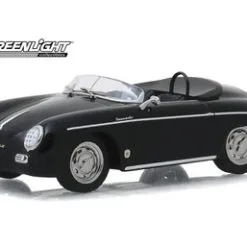 ModelToyCars 1958 Porsche 356 Speedster Super, Black - Greenlight 86539 - 1/43 Scale Diecast Model Toy Car