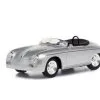 1958 Porsche 356 Speedster Super, Silver - Greenlight 86597 - 1/43 Scale Diecast Model Toy Car