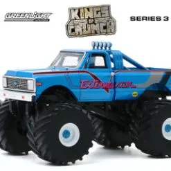 1972 Chevy K-10 Monster Truck W/66-Inch Tires, Exterminador - Greenlight 88033 - 1/43 Diecast Car