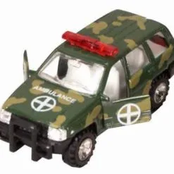 Showcasts Military Ambulance Hardtop Jeep GP, Green Camo - 9761MD - 5" Diecast Model Toy Car
