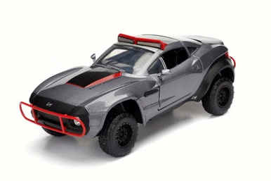 Showcasts Letty's Rally Fighter, Gray W/Red - Jada 98433 - 1/24 Scale Diecast Model Toy Car 3 Showcasts Letty's Rally Fighter, Gray W/Red - Jada 98433 - 1/24 Scale Diecast Model Toy Car