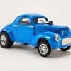 Custom 1941 Gasser, Cosmic Dust Blue - Acme A1800921 - 1/18 Scale Diecast Model Toy Car -International Diecast Cars Shop A1800921 ACME 1941 Custom Gasser 118 1 42264.1655223975.386.513