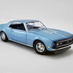 1968 Chevy Camaro SS Unicorn Coupe, Light Blue - Acme A1805717 - 1/18 Scale Diecast Model Toy Car