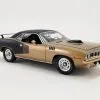 1971 Plymouth Hemi Barracuda W/ Vinyl Top, Gold Leaf - Acme A1806126VT - 1/18 Scale Diecast Car -International Diecast Cars Shop A1806126VT ACME 1971 Plymouth HEMI Cuda Super Track Pack 118 1 57125.1659476345.386.513