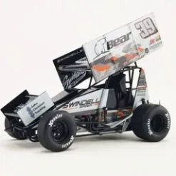 2021 Winged Sprint Car, #39 Sammy Swindell "Bear Archery" - Acme A1809512 - 1/18 Scale Diecast Car