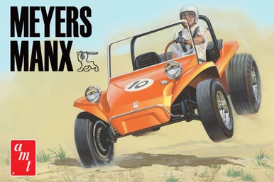 Meyers Manx Dune Buggy 3-in-1, White - AMT AMT1320/12 - 1/25 Scale Plastic Model Kit 2 Meyers Manx Dune Buggy 3-in-1, White - AMT AMT1320/12 - 1/25 Scale Plastic Model Kit