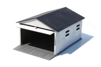 Mini Garage Snap-Together, White - AMT AMT1361/12 - 1/64 Scale Plastic Diorama Kit 3 Mini Garage Snap-Together, White - AMT AMT1361/12 - 1/64 Scale Plastic Diorama Kit