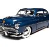 1949 Mercury Eight Coupe, Atlantic Blue - Auto World AW277 - 1/18 Scale Diecast Model Toy Car