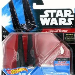 Mattel Hot Wheels Kylo Ren's Command Shuttle, Star Wars - Mattel CGW52/999N - 1/64 Scale Diecast Model Toy Car