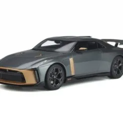 Nissan GT-R50 By Italdesign Hardtop, Liquid Kinetic Gray - GT Spirit GT300 - 1/18 Scale Resin Car