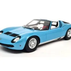 1968 Lamborghini Miura P400 Roadste, Blue - GT Spirit GT324 - 1/18 Scale Resin Model Toy Car