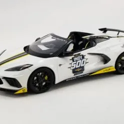 2021 Chevy Corvette Stingray, White - Real Art Replicas RAR18017 - 1/18 Scale Resin Car