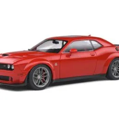 2020 Dodge Challenger R/T Scat Pack Widebody, Tor Red - Solido S1805702 - 1/18 Scale Diecast Car