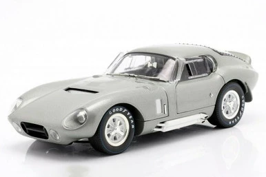 1965 Shelby Cobra Daytona Coupe, Silver - Shelby Collectibles SC132SV - 1/18 Scale Diecast Car 3 1965 Shelby Cobra Daytona Coupe, Silver - Shelby Collectibles SC132SV - 1/18 Scale Diecast Car