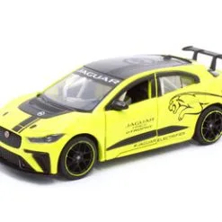 Jaguar I-Pace ETrophy, Yellow - Tayumo TM00023YL - 1/36 Scale Diecast Model Toy Car