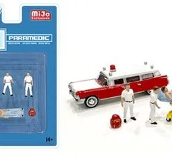 Paramedic Set, Multi- American Diorama AD-76467MJ - 1/64 Scale Figurine - Diorama Accessory