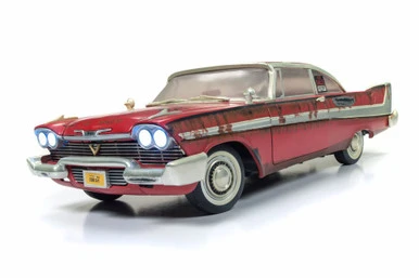 1958 Plymouth Fury, Red W/ Rust - Auto World AWSS119 - 1/18 Scale Diecast Model Toy Car 3 1958 Plymouth Fury, Red W/ Rust - Auto World AWSS119 - 1/18 Scale Diecast Model Toy Car