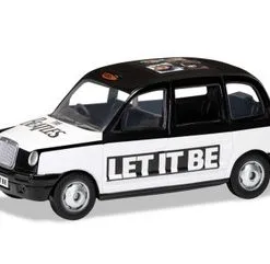 The Beatles London Taxi 'Let It Be', Black And White - Corgi CG85926 - 1/36 Scale Diecast Car