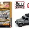 2018 Jeep Wrangler Rubicon With Roof Rack, Gray - Auto World CP7717-24 - 1/64 Scale Diecast Car -International Diecast Cars Shop cp7717 24 aw gray 2018 jeep wrangler rubicon with roof rack diecast toy car 1 83288.1614186319.386.513