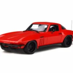 1965 Chevy Corvette C2 Hardtop, Red - GT Spirit GT266 - 1/18 Scale Resin Model Toy Car