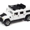 2006 Hummer H1 Alpha With Roof Rack, Bright White - Johnny Lightning JLCG024/48B - 1/64 Scale Diecast Model Toy Car -International Diecast Cars Shop jlcg024b 2 jl 2006 hummer h1 alpha with roof rack diecast toy car 1 88453.1626126549.386.513
