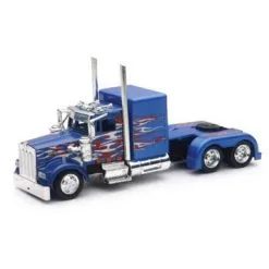 Kenworth W900, Blue - New Ray SS-15241 - 1/43 Scale Diecast Model Toy Car